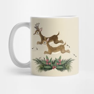 Winter deer Mug
